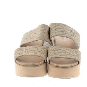 J Slides Sandals platform size 7